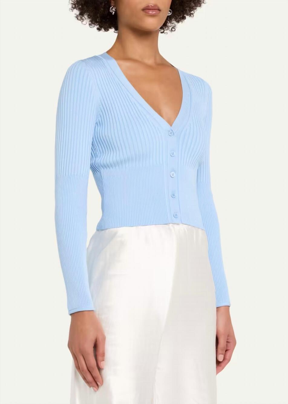 NEW SIMKHAI ailany cardigan in tidepool